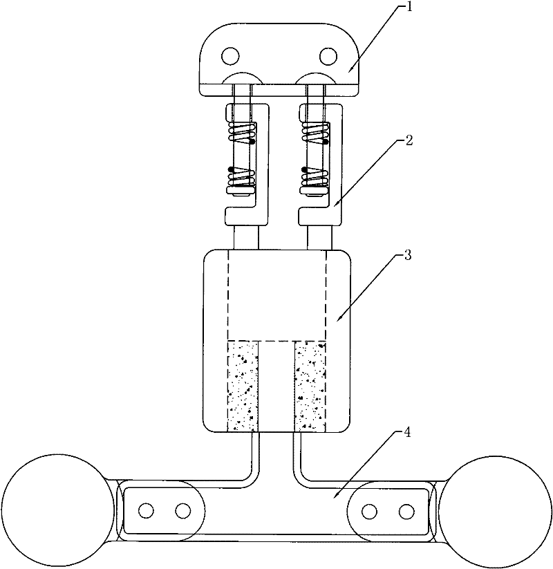 Pendulum-type damping anti-galloping device