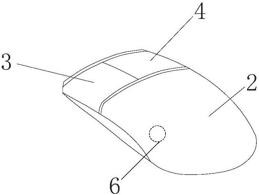 Mouse and mouse state switching method