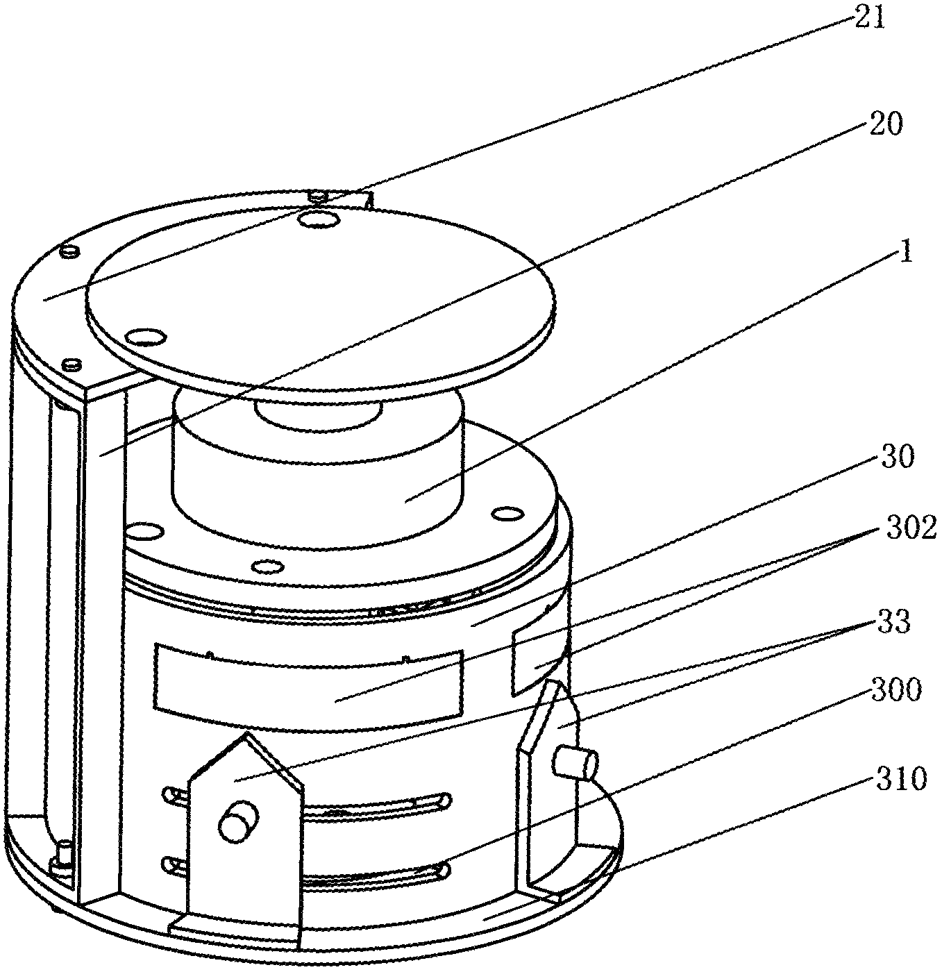 Angle sensor device for bar bending machine