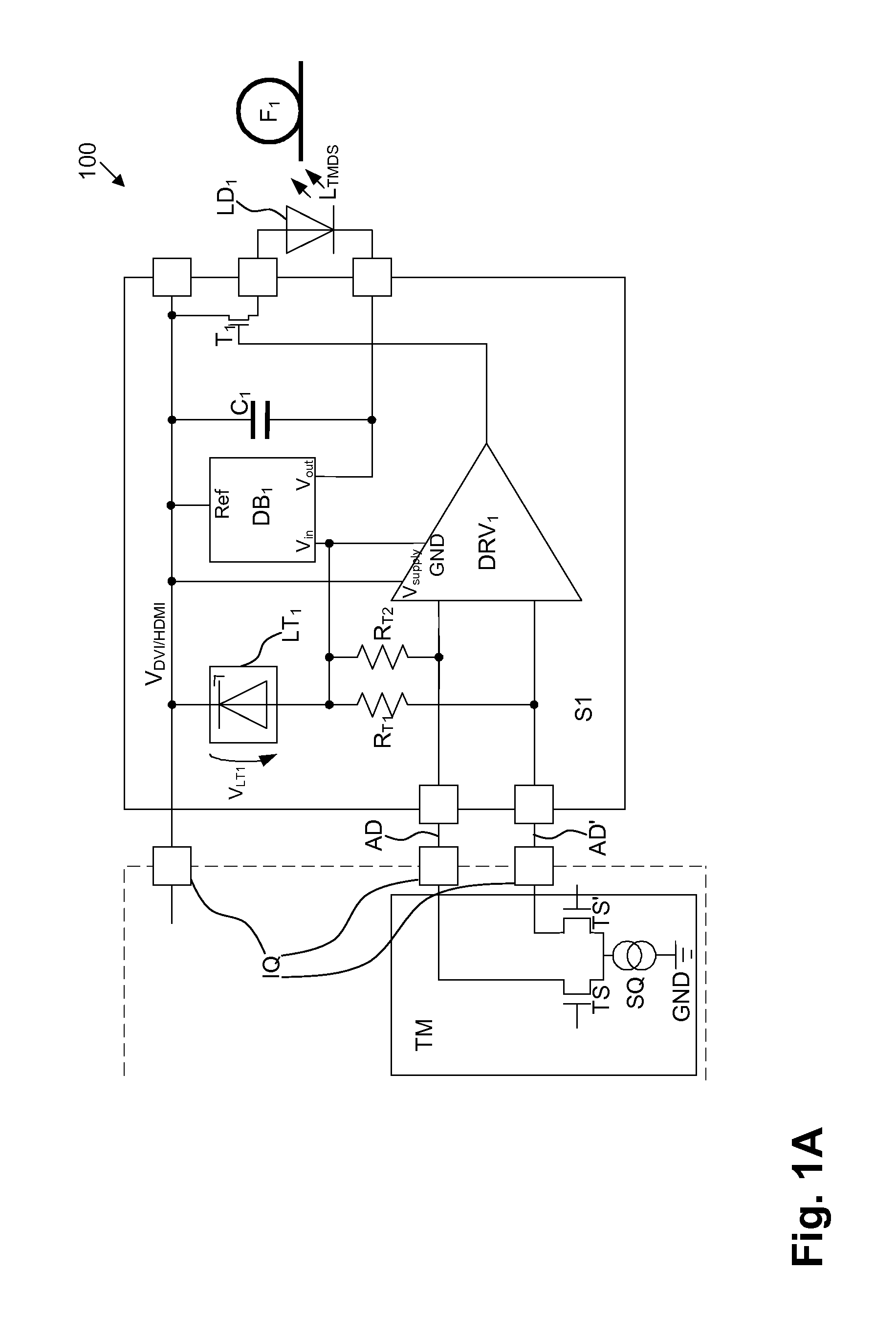 Circuit arrangement and method for transmitting TMDS encoded signals