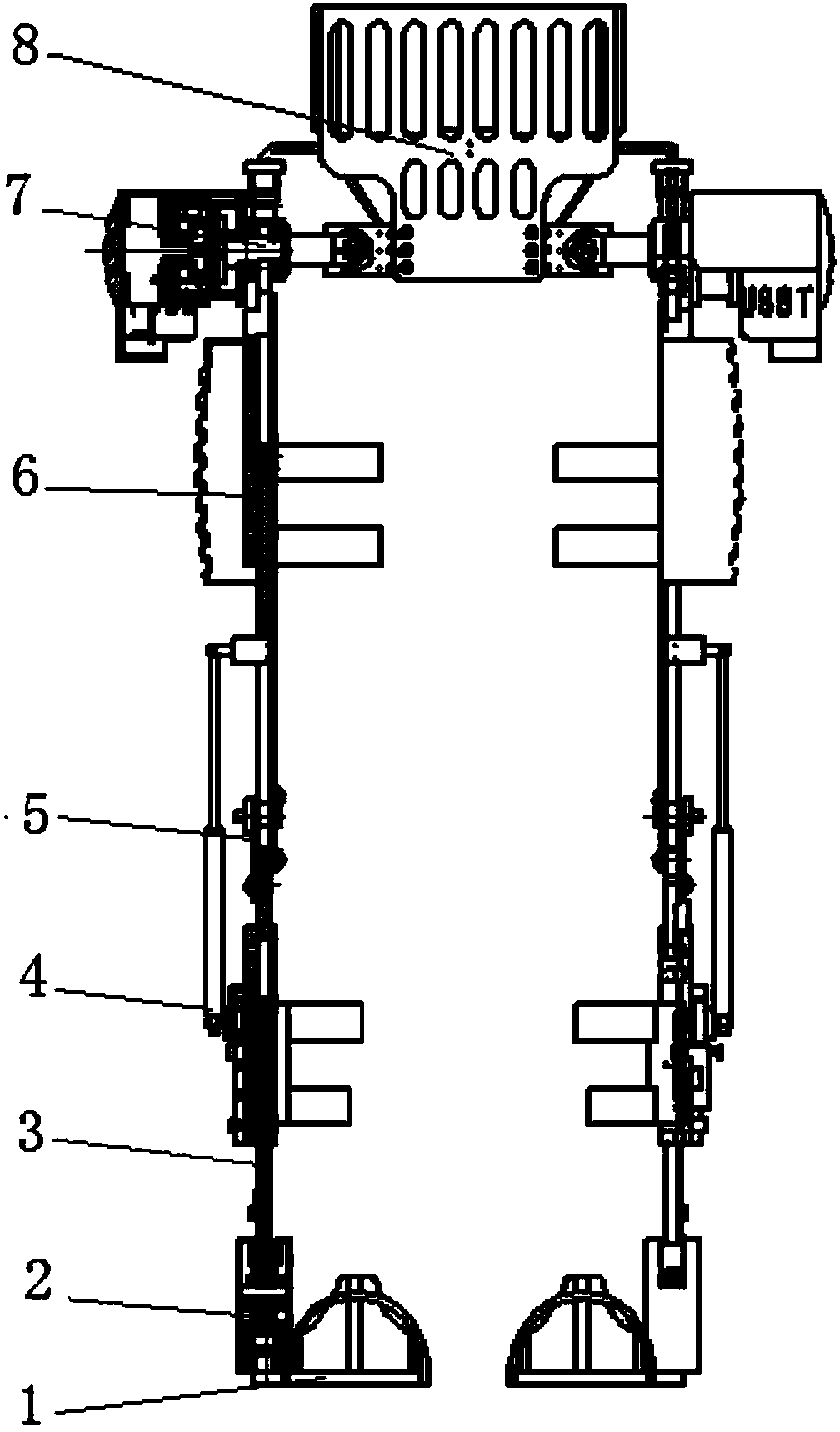 Wearable lower limb exoskeleton rehabilitation robot