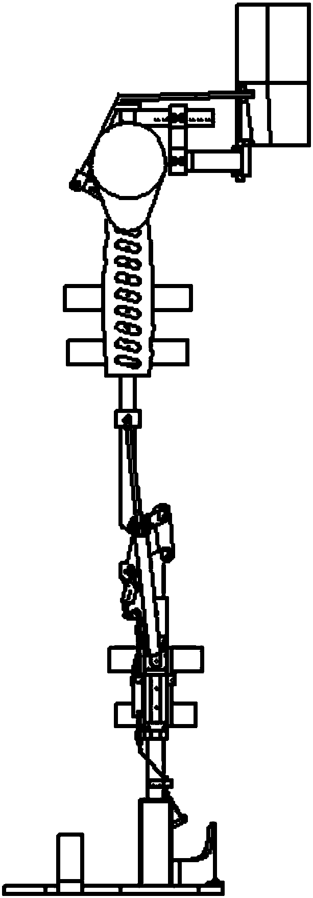 Wearable lower limb exoskeleton rehabilitation robot