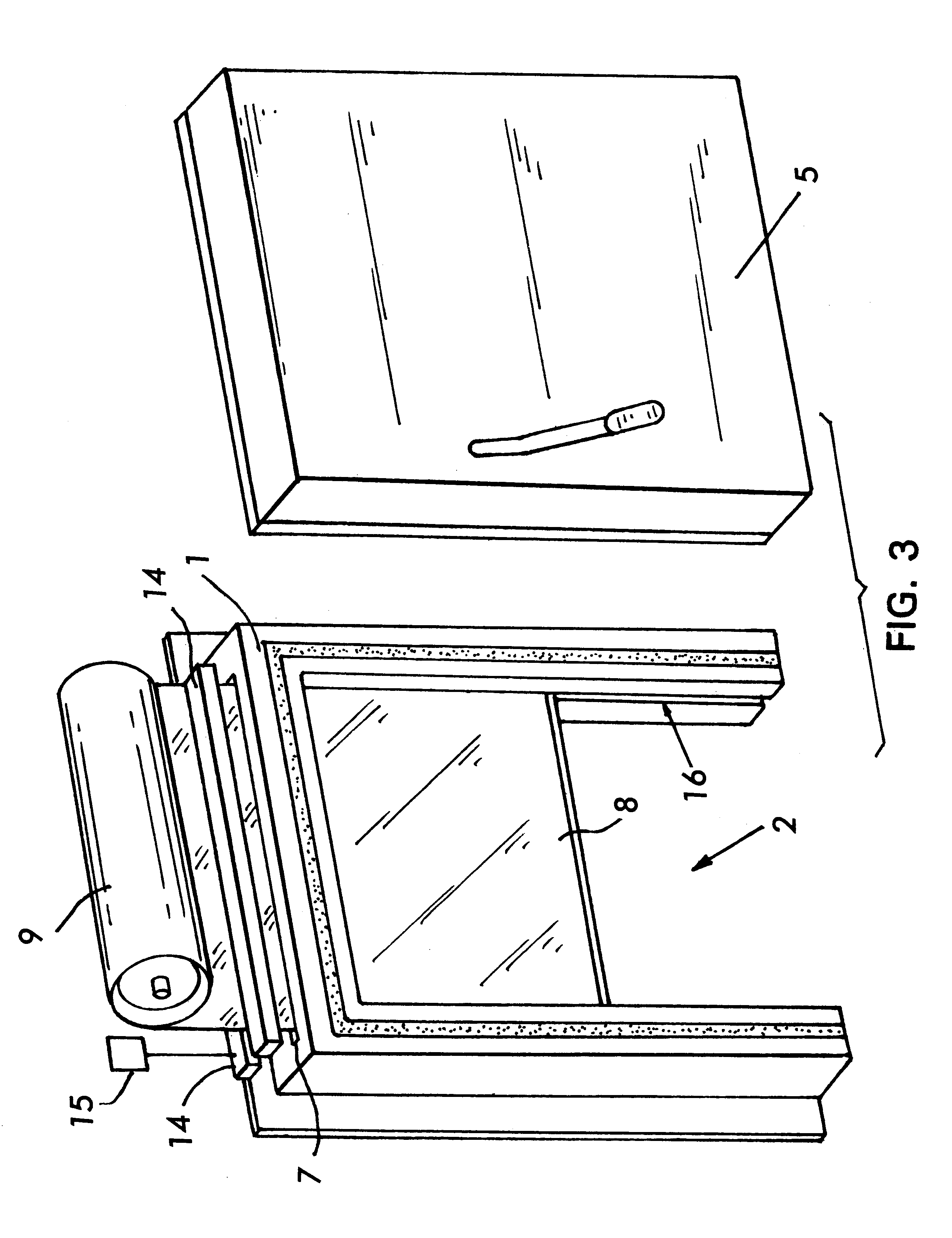 Closing system for refrigerating chambers