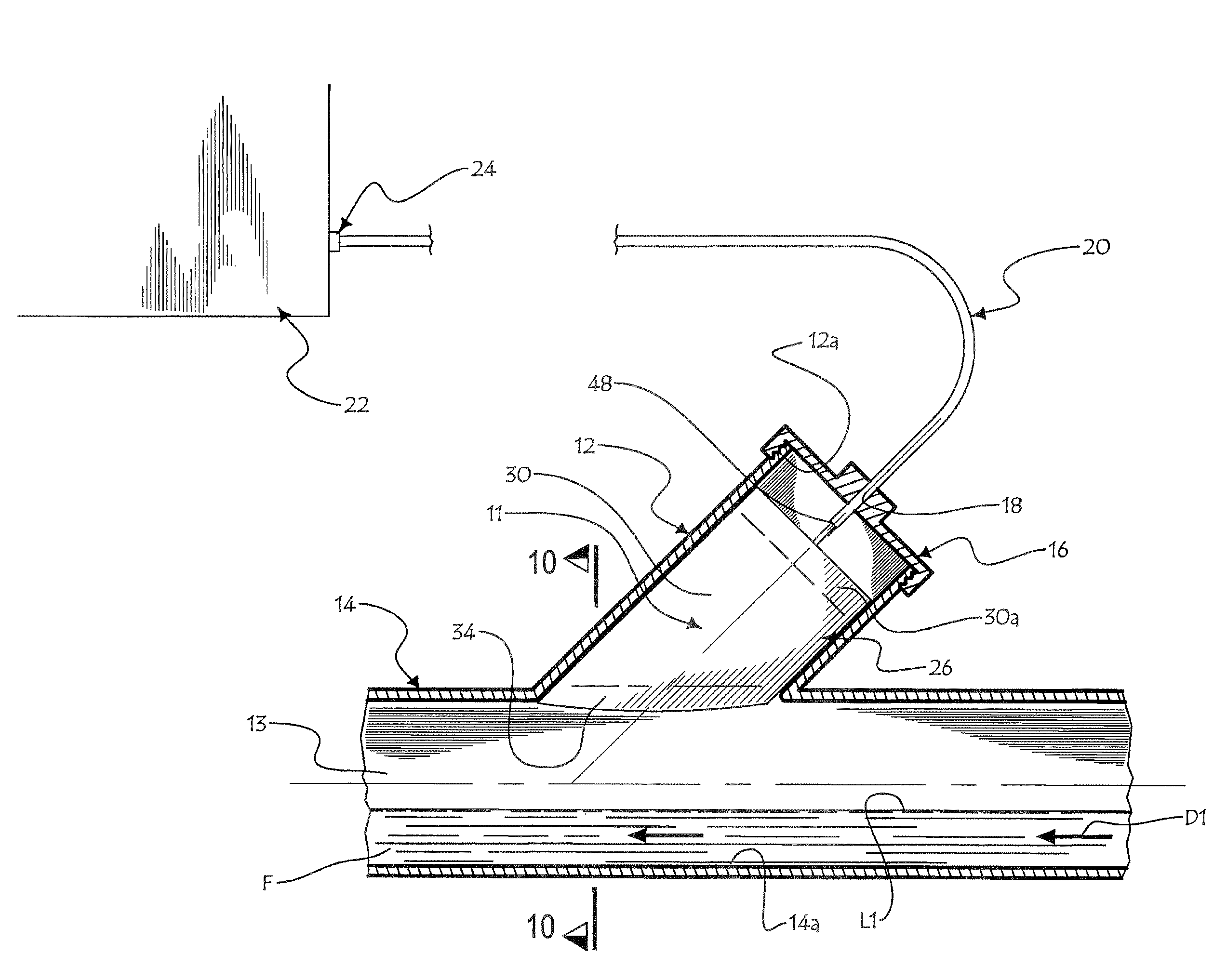 Fluid backup preventing system, and method of use thereof