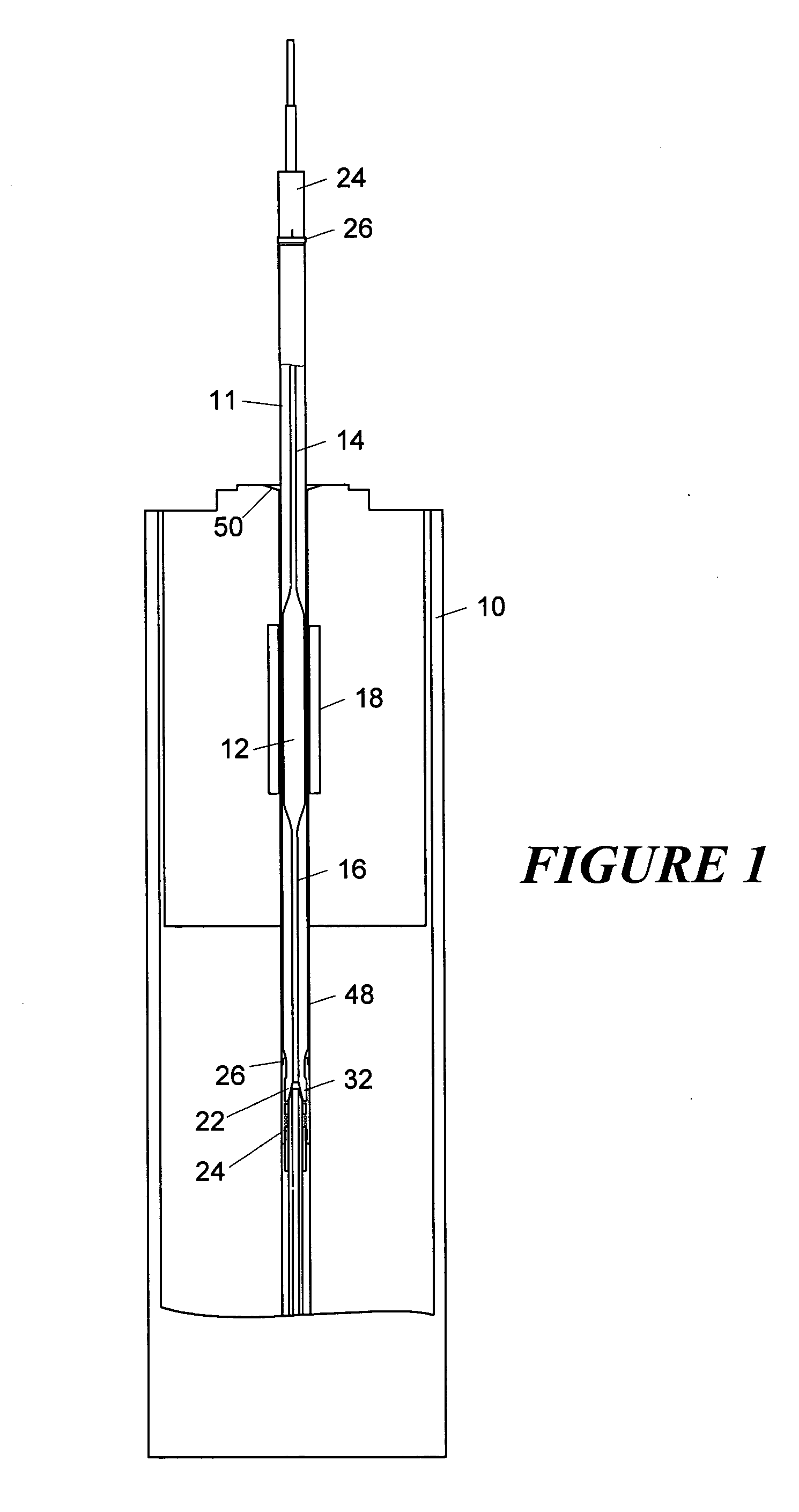 NMR spectrometer with flowthrough sample container