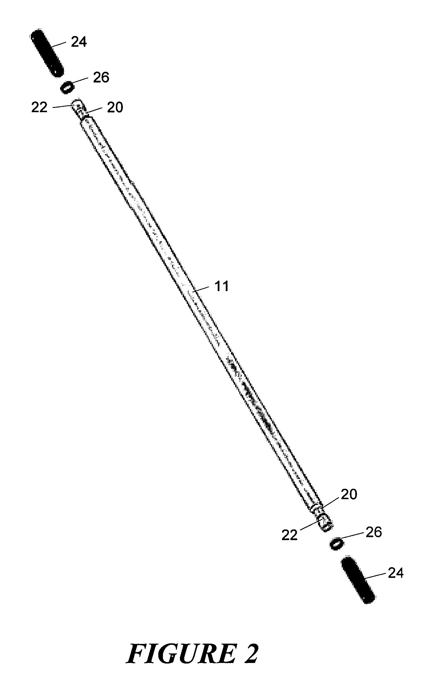 NMR spectrometer with flowthrough sample container