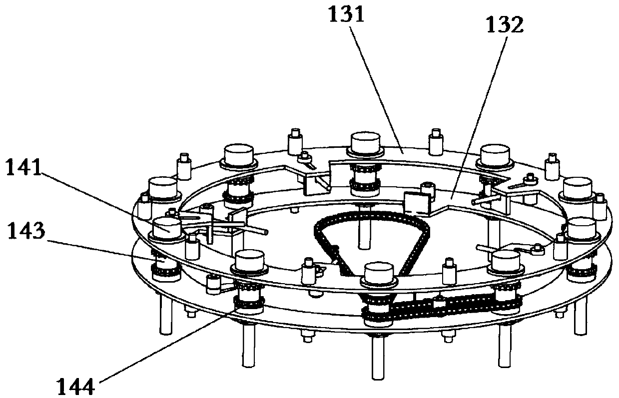 Lifting hook device of shot blasting machine