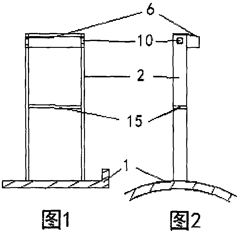 Foldable type walking wheel