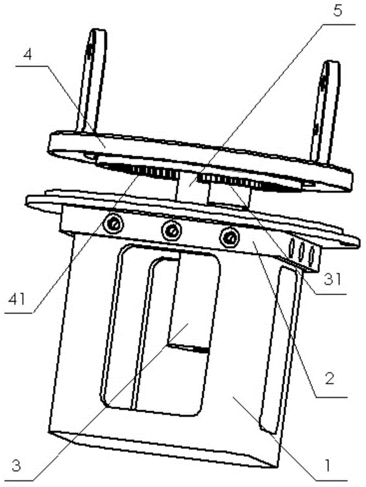 Three-degree-of-freedom rotating platform