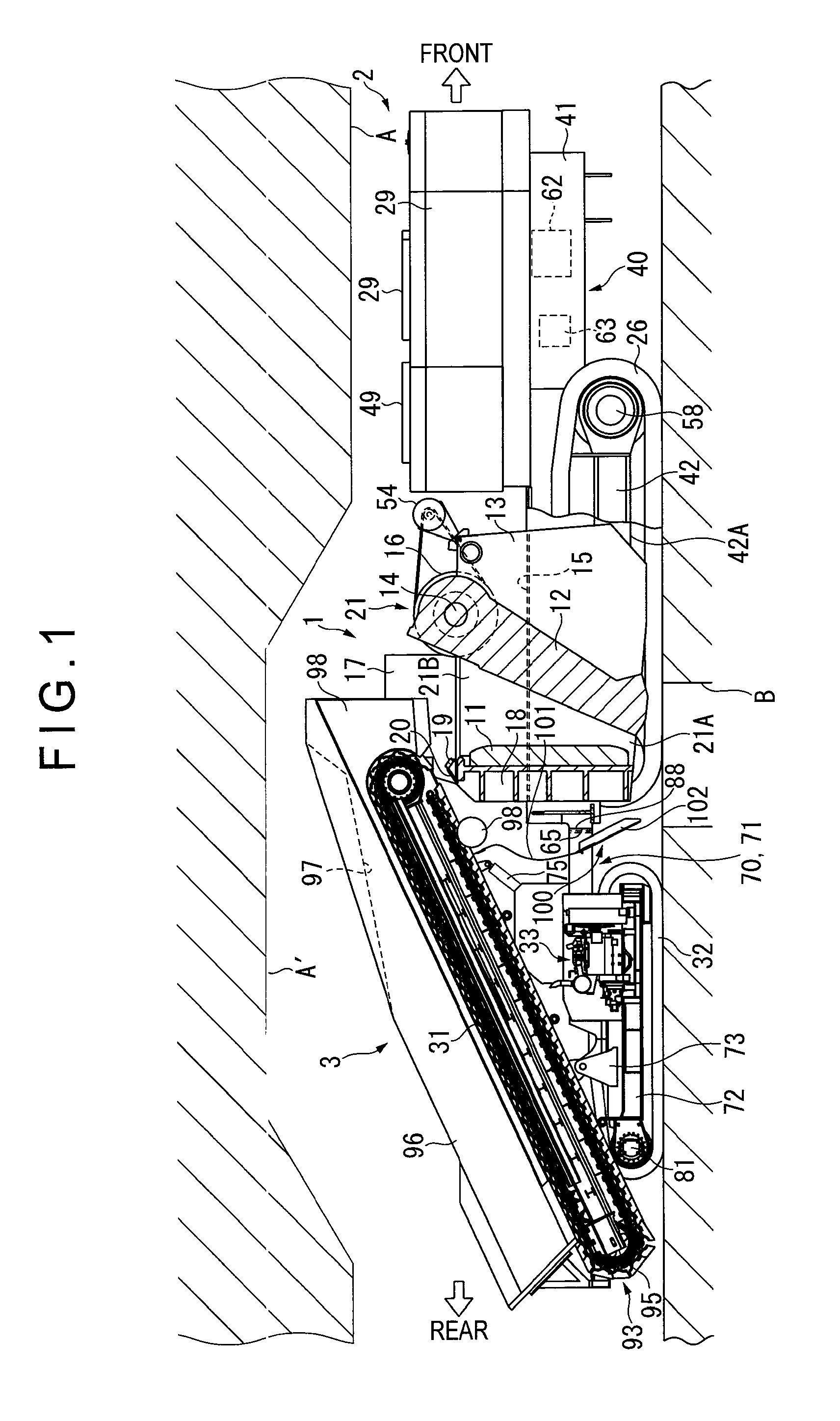 Self-propelled crushing system