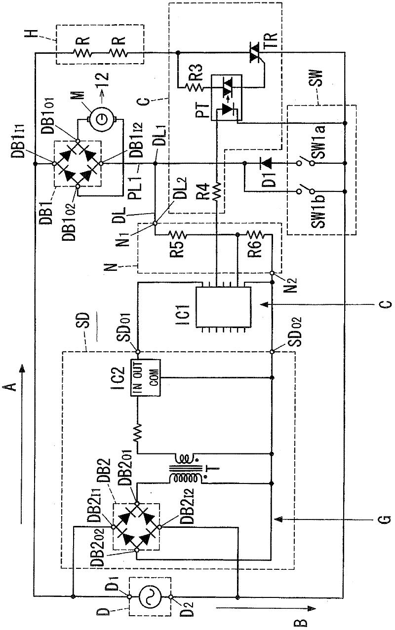 Heating blow-off apparatus