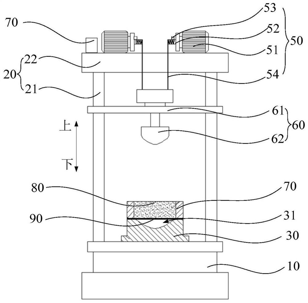 Impact forming method and impact forming die for viscous medium