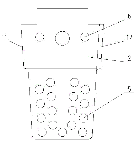 Energy-saving environment-friendly polymer-based composite material matrix of diamond circular saw blade