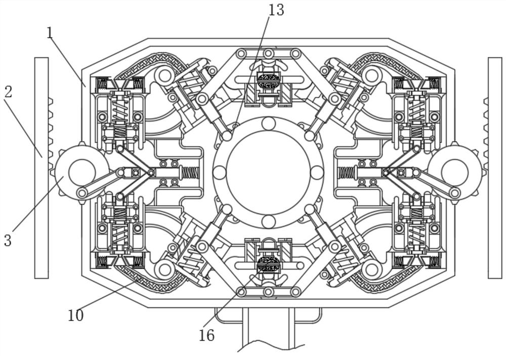 Device for automatically enlarging placing size when optical disk is placed into computer