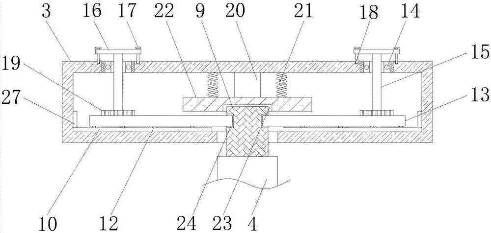 Mechanical teaching aid convenient for students to demonstrate