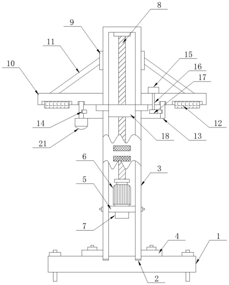 LED intelligent street lamp capable of monitoring road parking