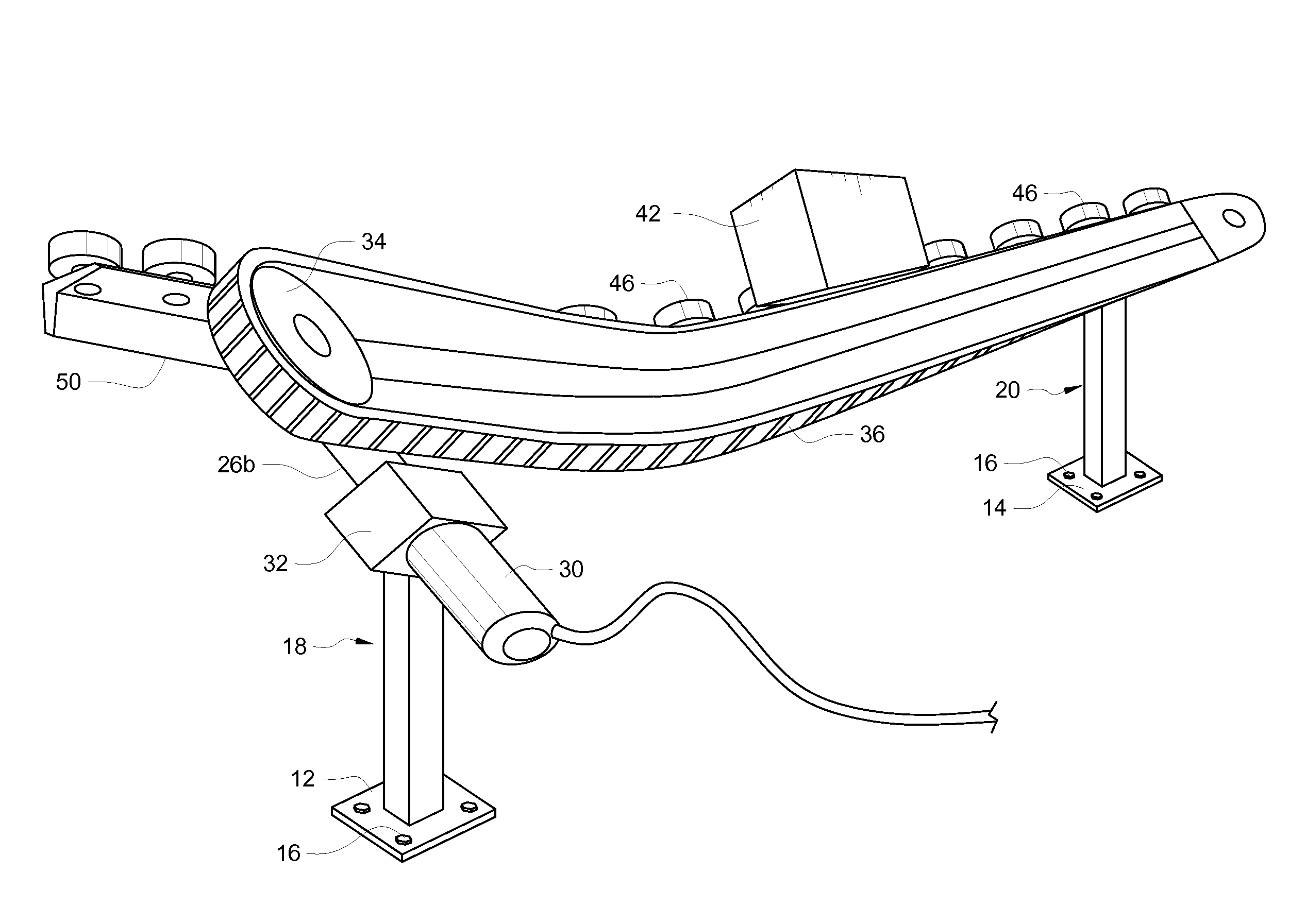 V-Shaped Product Conveyor