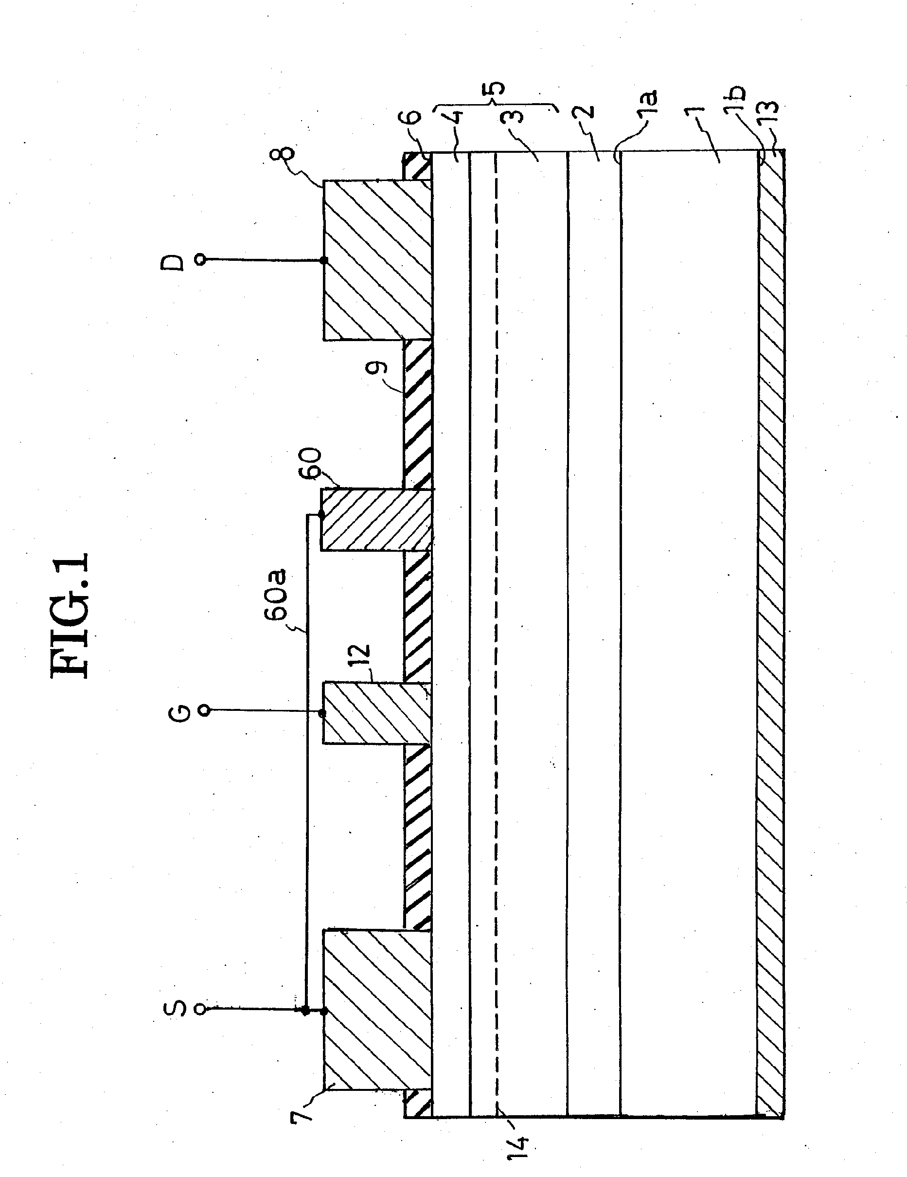 Monolithic integrated circuit of a field-effect semiconductor device and a diode