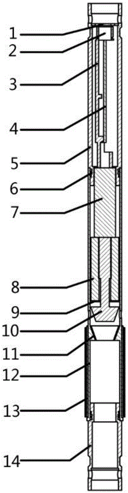 Intelligent plunger type water drainage and gas collection device