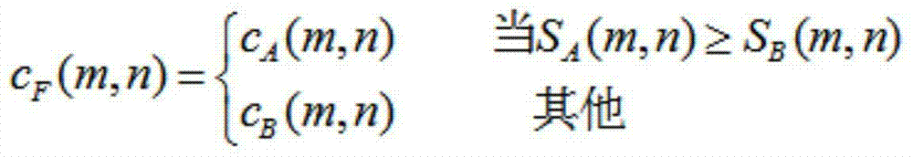 Image fusion method of compressed sensing framework