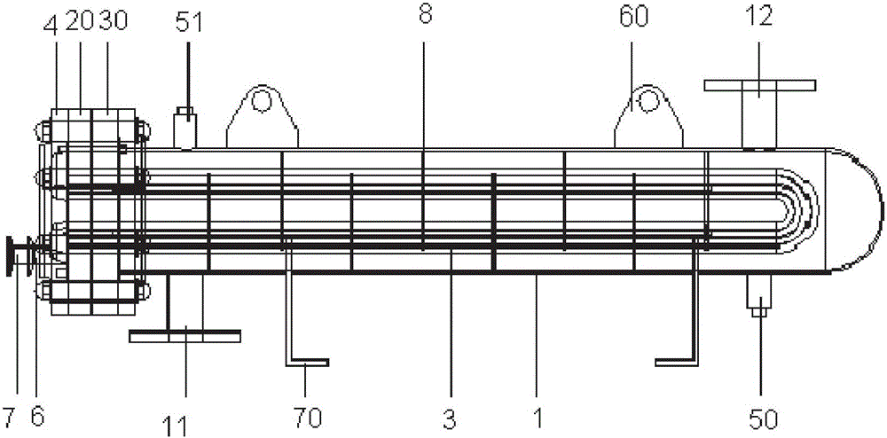 Multi-shell-side shell-and-tube heat exchanger