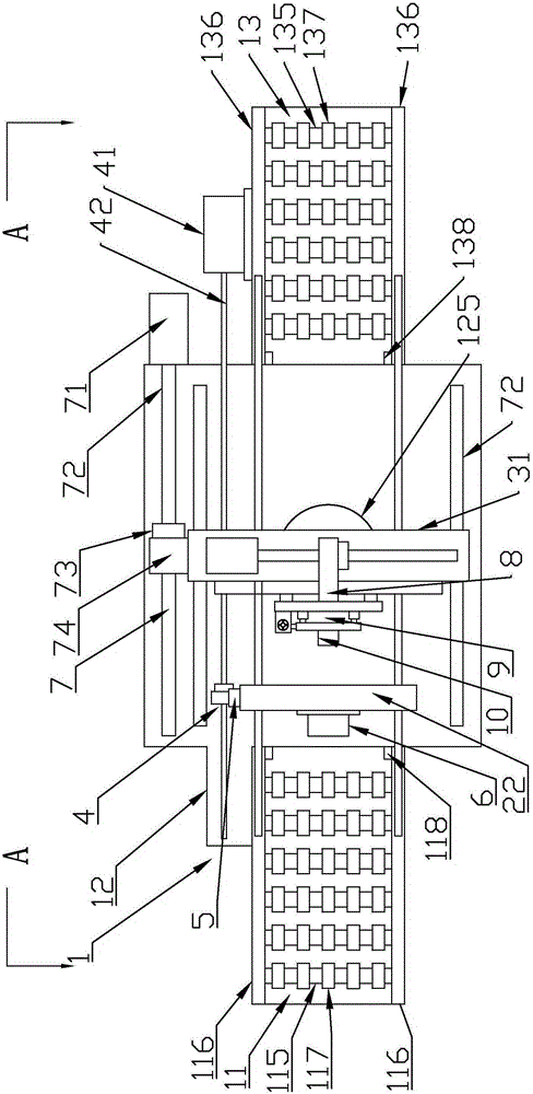 Full-automatic linear edge grinding machine for glass production