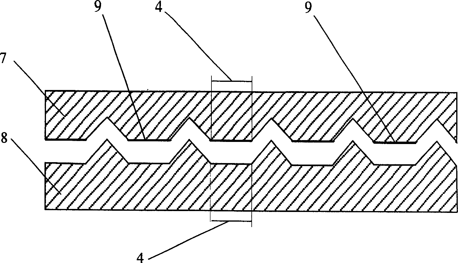 Equipment and technique for producing micro seam acoustic board