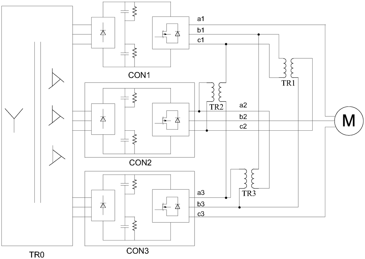 Frequency conversion device and voltage transformation method thereof