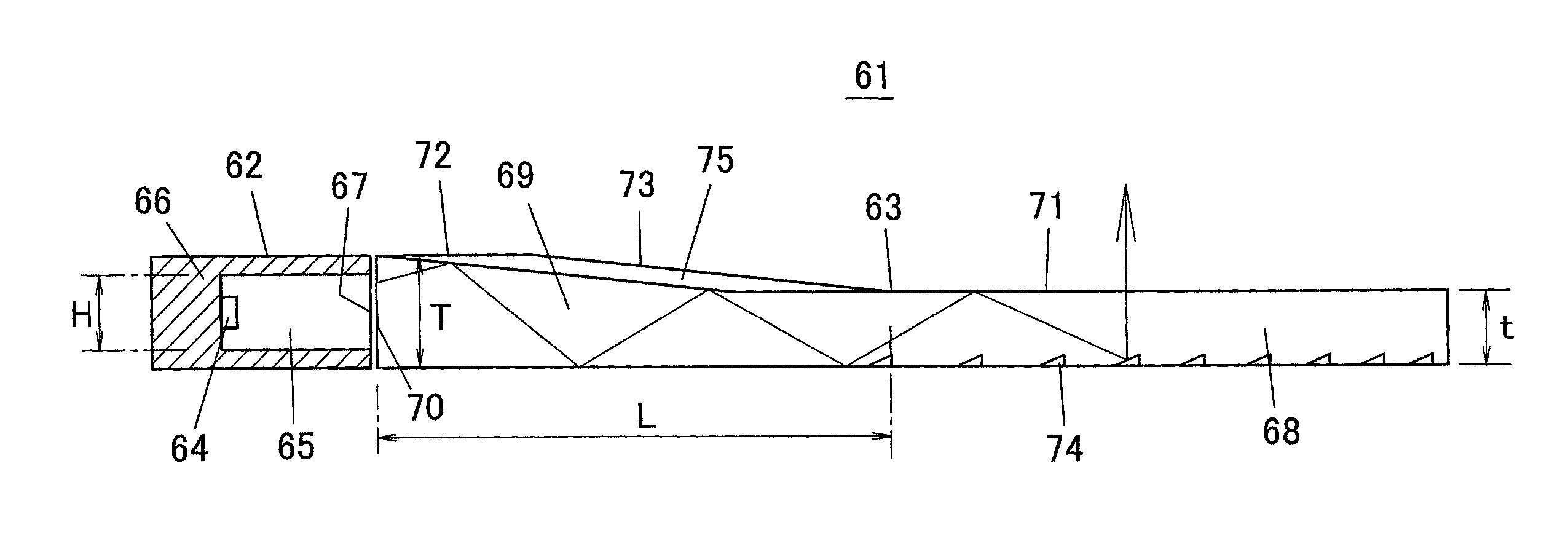 Surface light source device