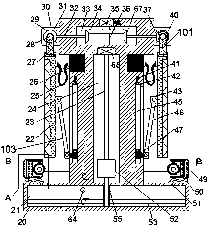 Power generation device for high-rise residential building