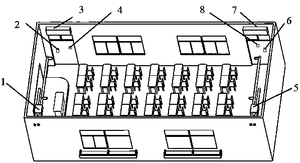 Control system for PM2.5 of classroom and working method of control system