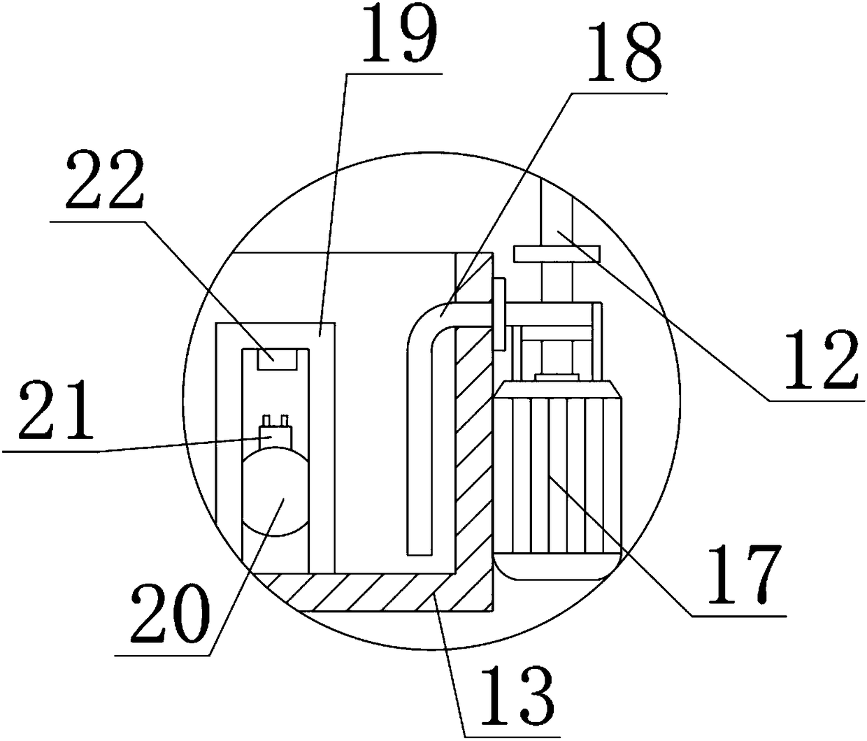 Automatic lubricating device for mechanical equipment chains