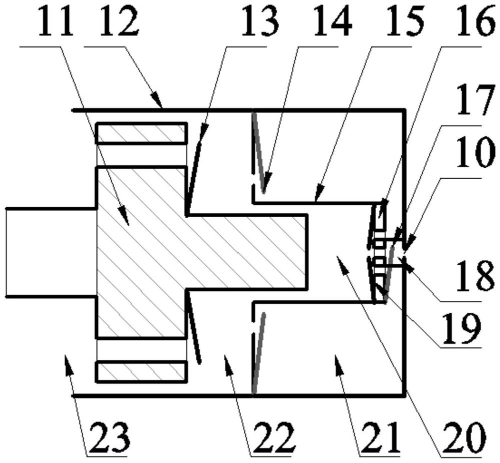 High-pressure-ratio linear compressor with stepped piston