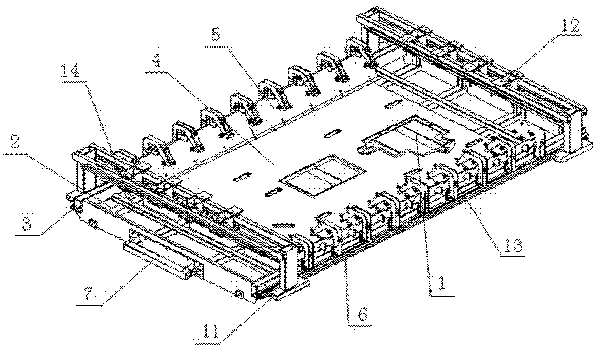 Electric locomotive roof assembly and welding tool