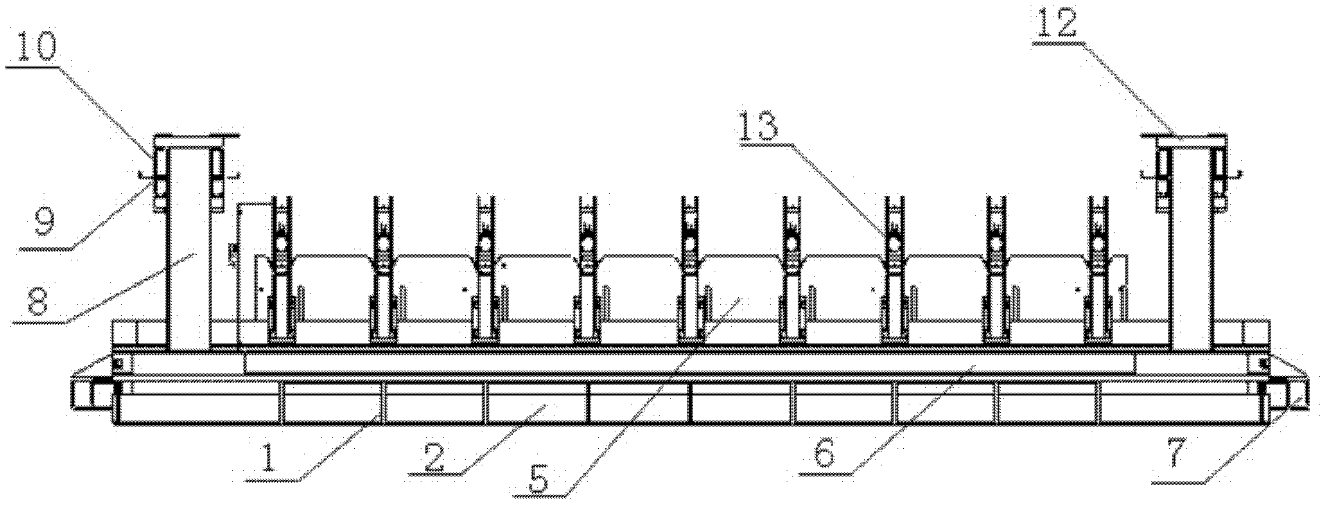 Electric locomotive roof assembly and welding tool