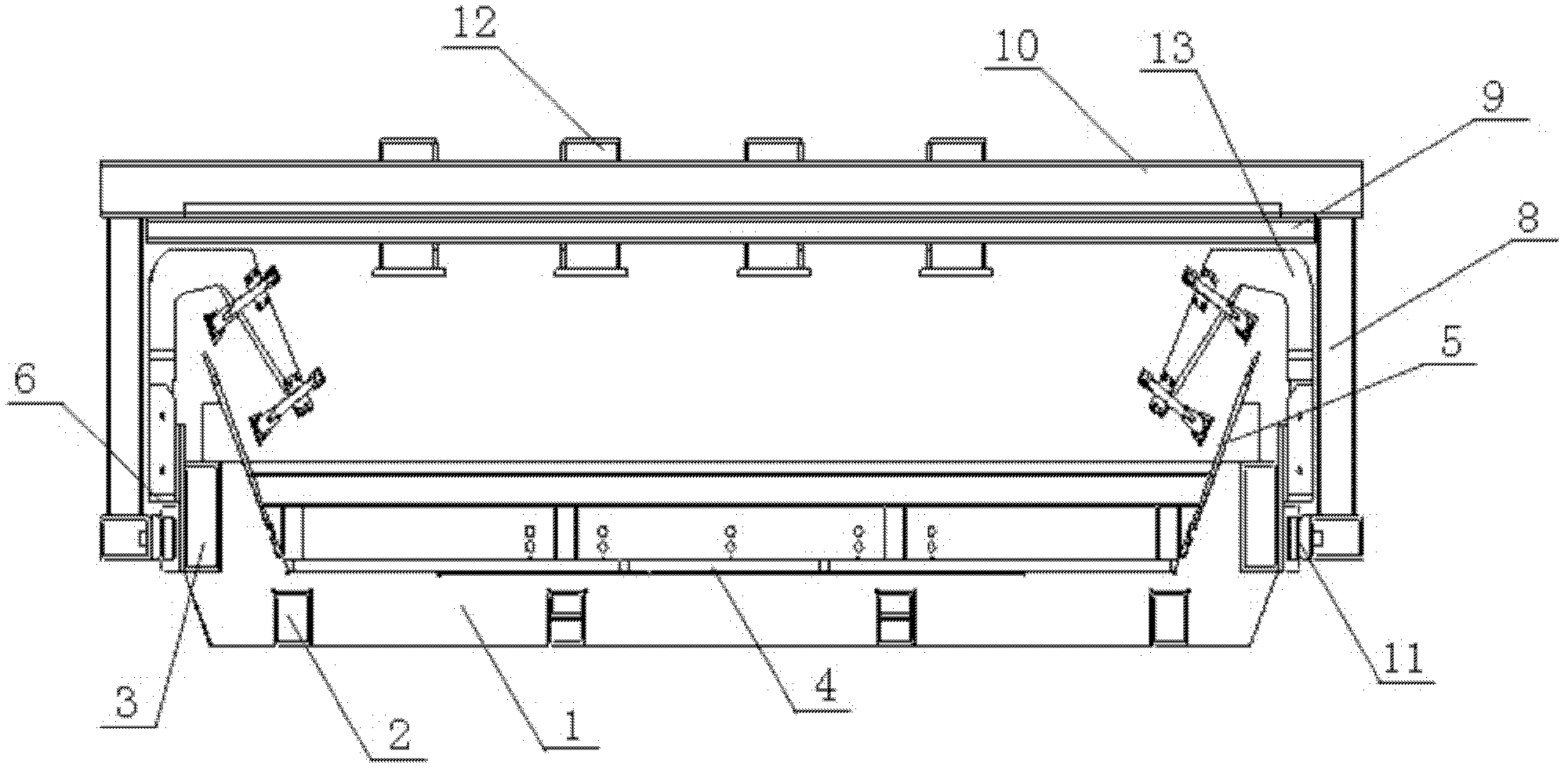 Electric locomotive roof assembly and welding tool