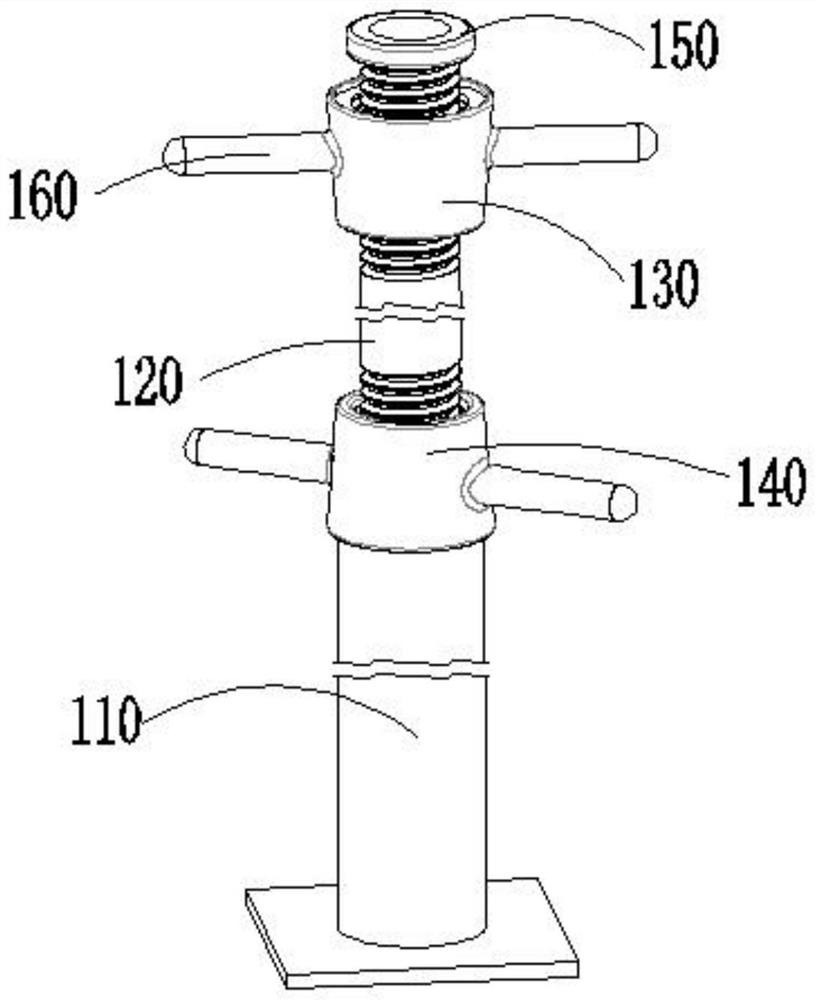 Building formwork quick-release supporting system