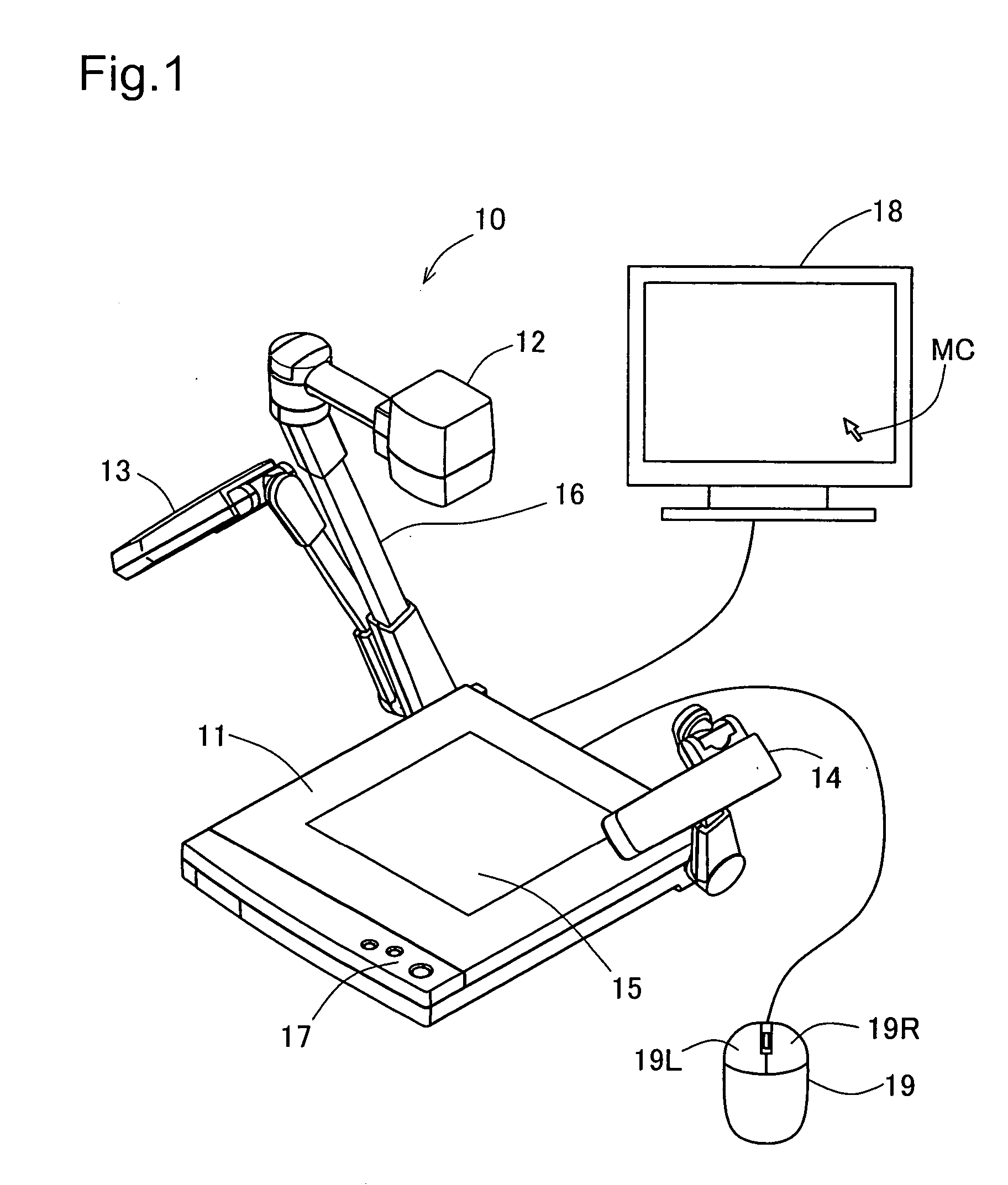 Presentation device and display method