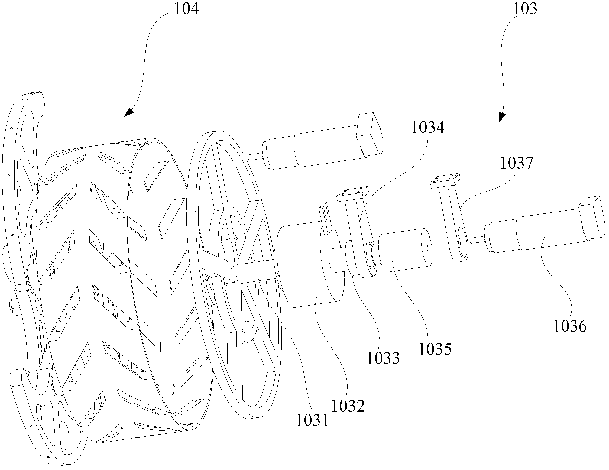 Extendable wheeled mobile robot