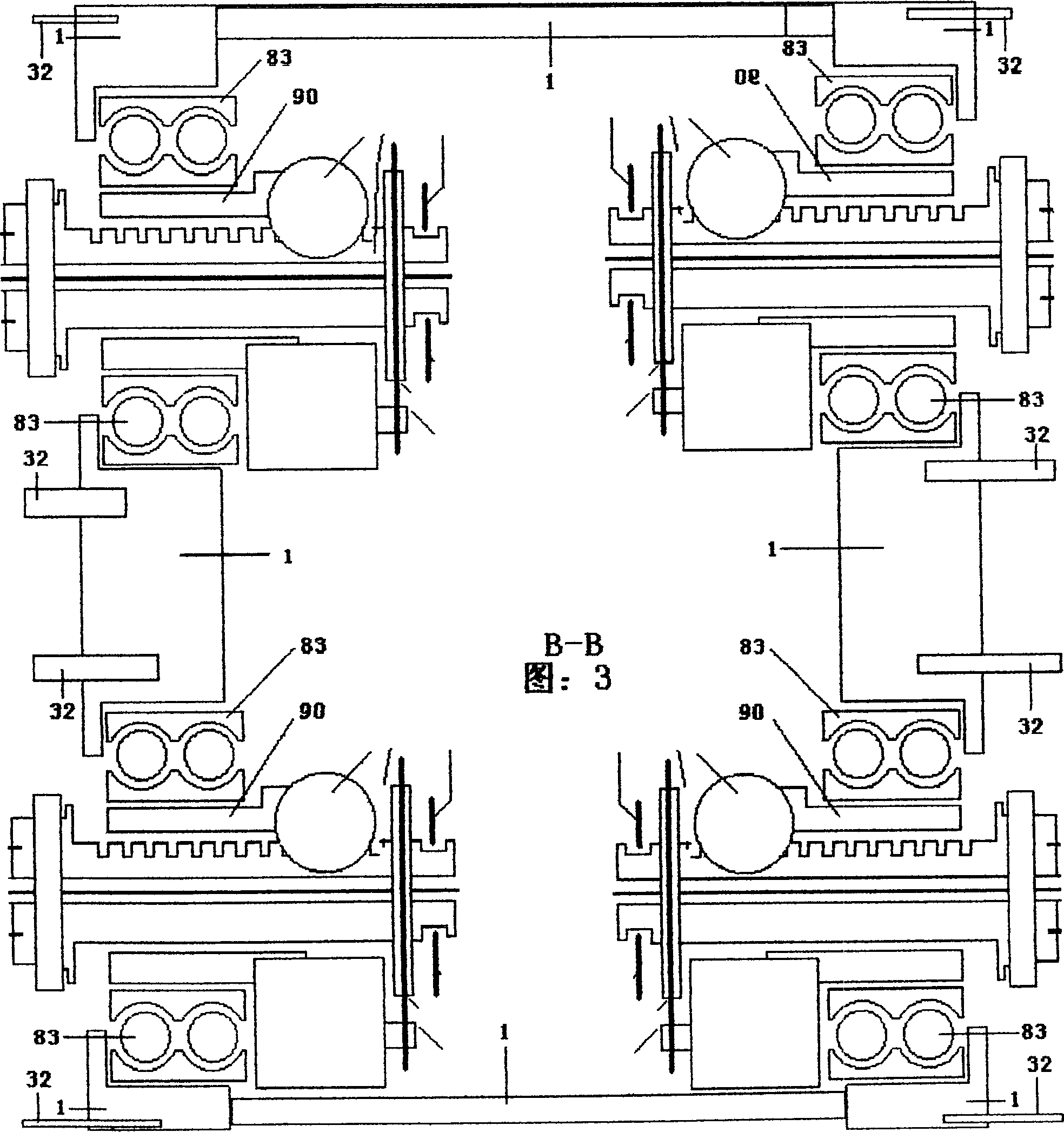 Multifunctional cleaning device for building surface