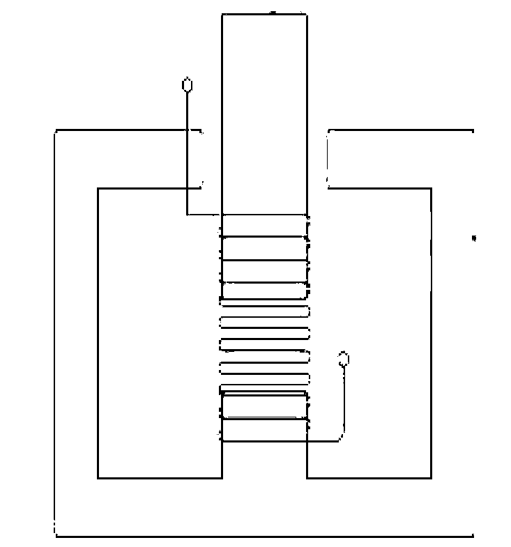 High-voltage adjustable reactor