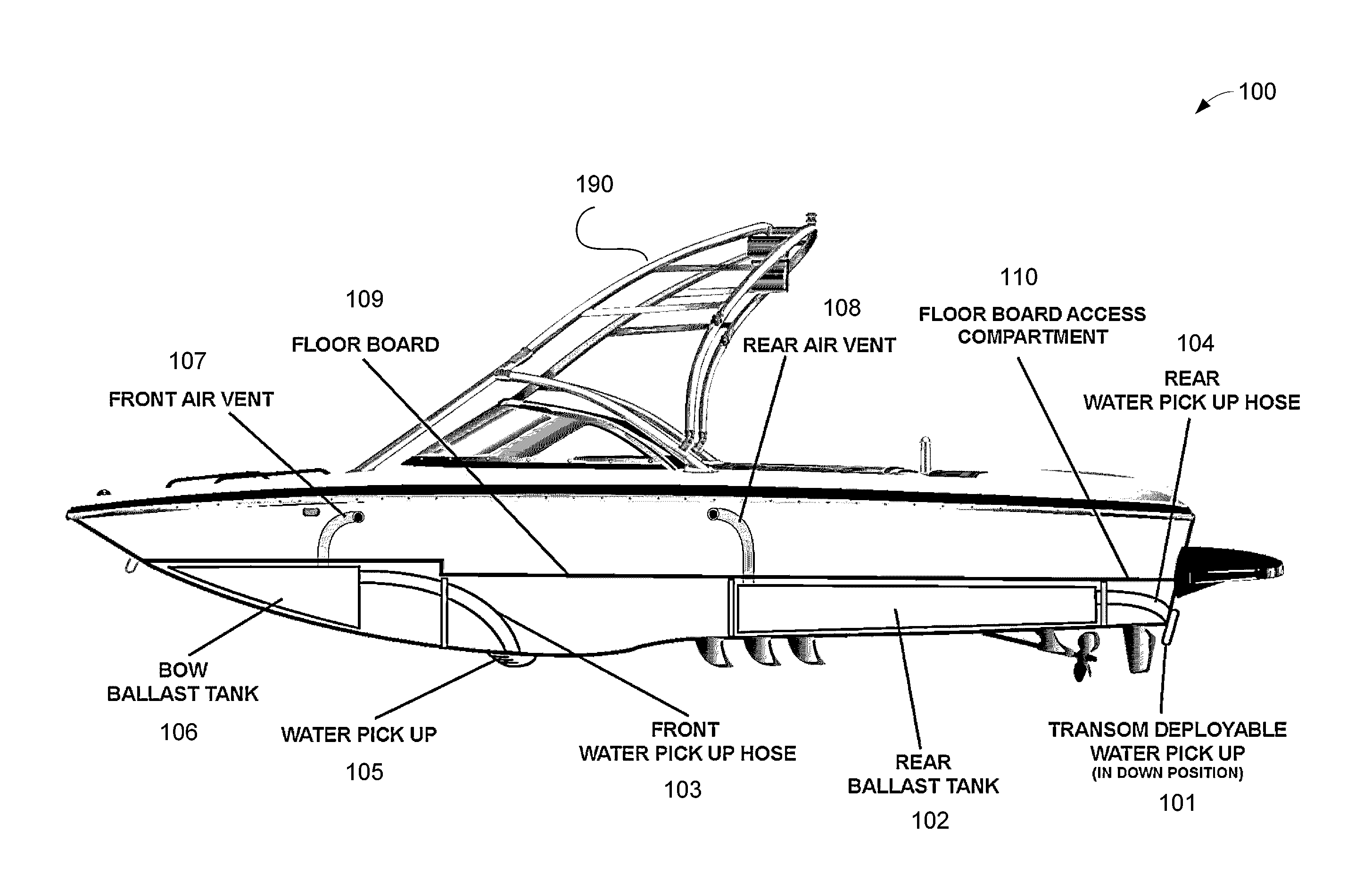 Method and apparatus for wake enlargement system