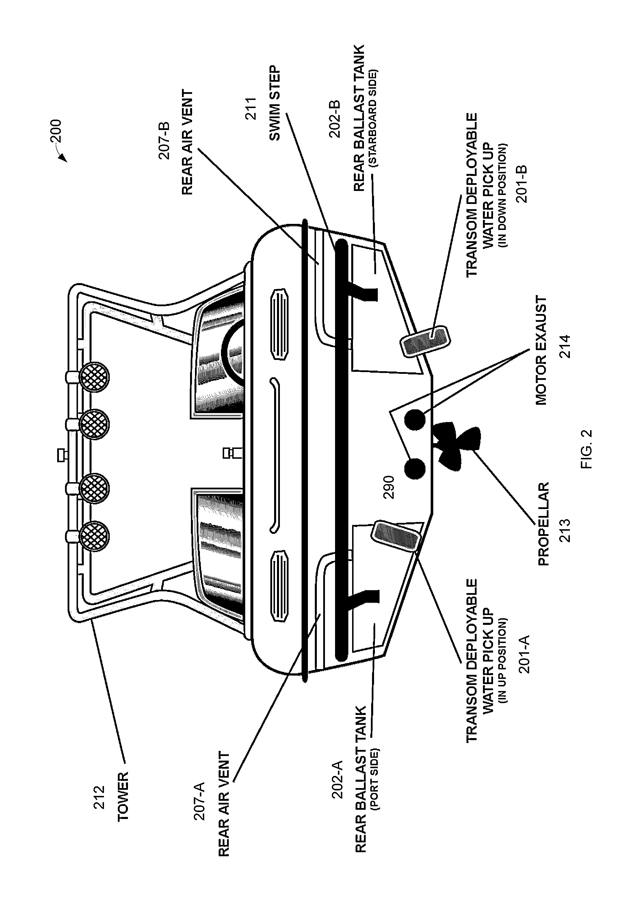 Method and apparatus for wake enlargement system