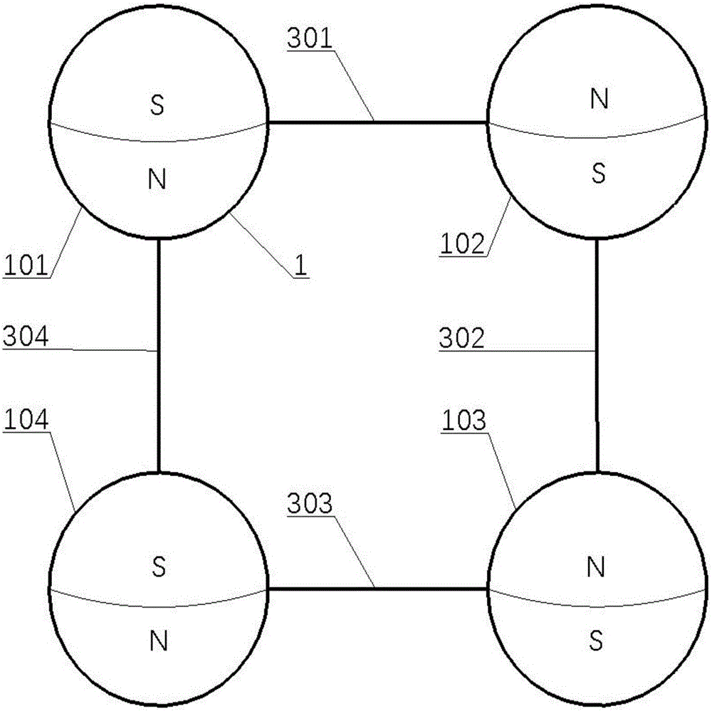 Rope net and frame combined type space junk capturing racemization system