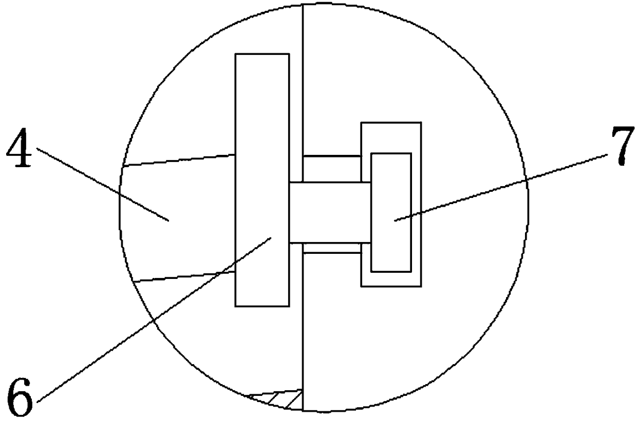 Computer waste plastic part recycling processing device