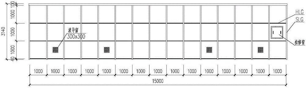 High shielding large-scale shielding cabin