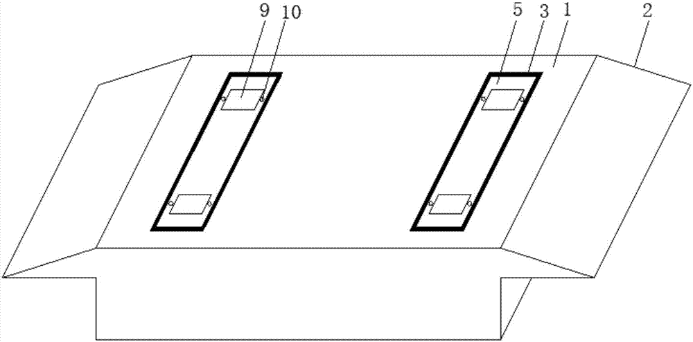 Safe anti-inclined sliding vehicle carrying device