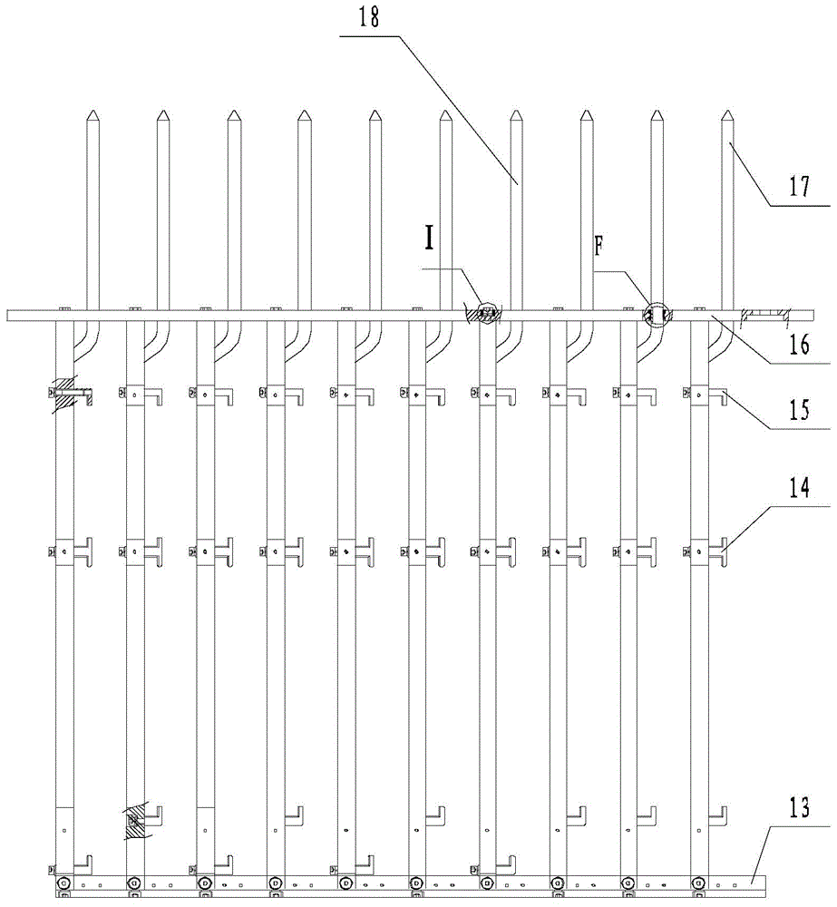 Heat pipe radiating module for ship power supply