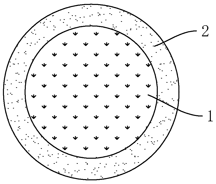 Titanium niobate negative electrode material and preparation method thereof