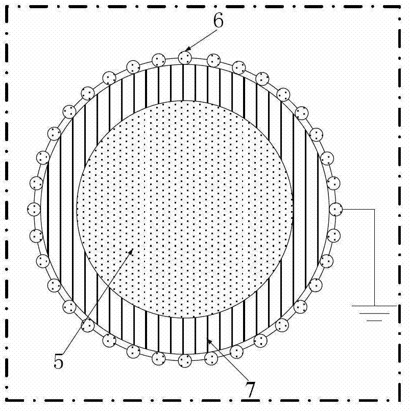 Device for waste gas treatment based on dielectric barrier corona discharge plasmas